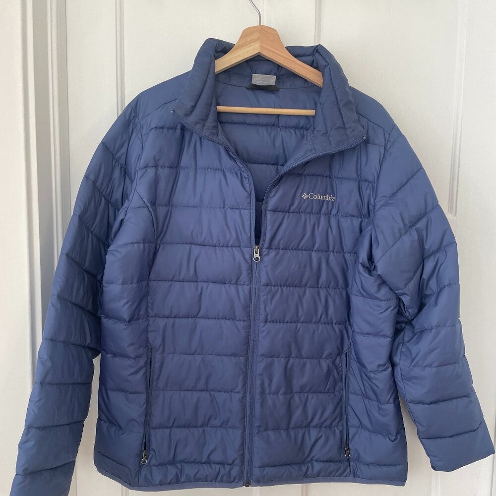 Columbia Navy Blue Puffer Jacket XL (men or women)